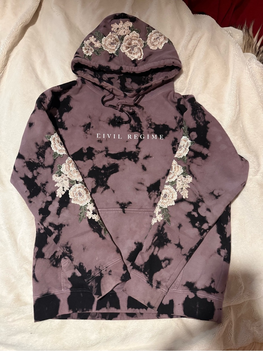 Civil Regime Roses and Ashes RARE Hoodie